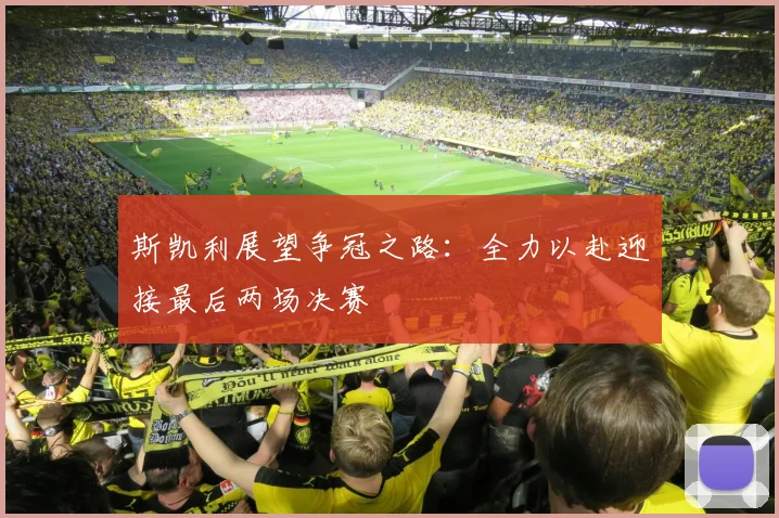 斯凯利展望争冠之路：全力以赴迎接最后两场决赛